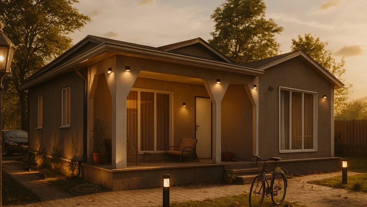 90 m² 2Plus1 Tek Katlı Çelik Ev Tekirdağ E1759404433683 | Hibrit Design