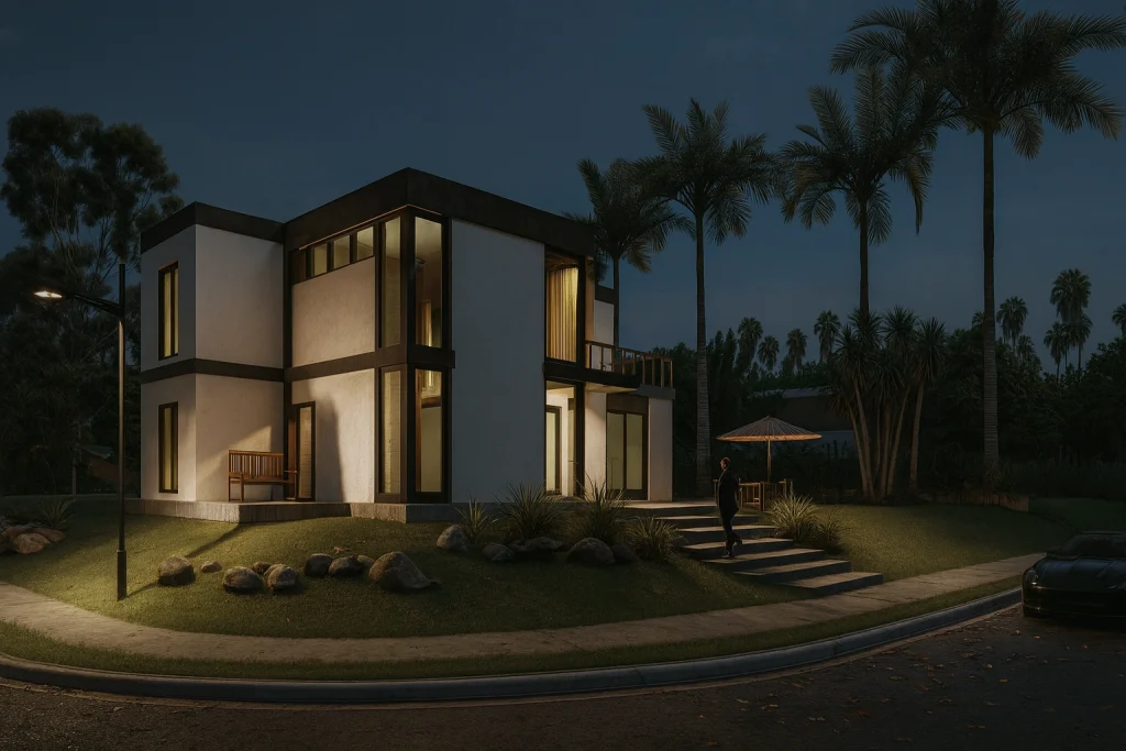 HDS-220 174 m² 3Plus1 Iki Katli Çelik Ev | Hibrit Design