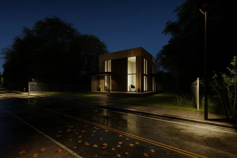 HDS-221 203 m² 4Plus1 Iki Katli Çelik Ev Aksam | Hibrit Design