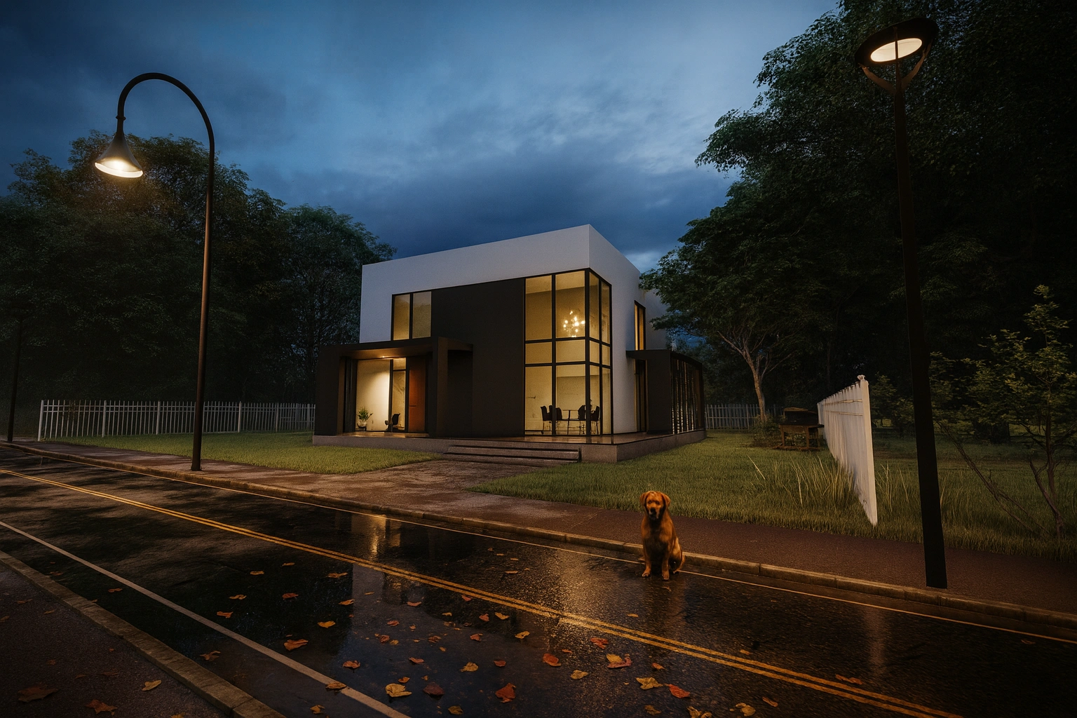 HDS-221 203 m² 4Plus1 Iki Katli Çelik Ev Modern Mimari | Hibrit Design