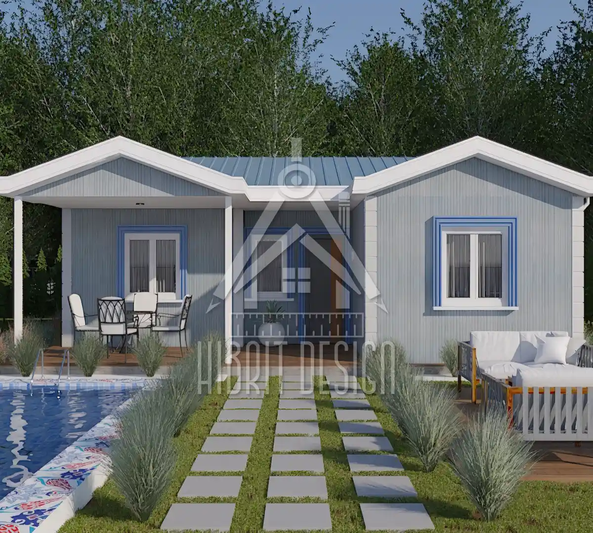 HDS-120 çelik ev – modern ve güçlü yapı