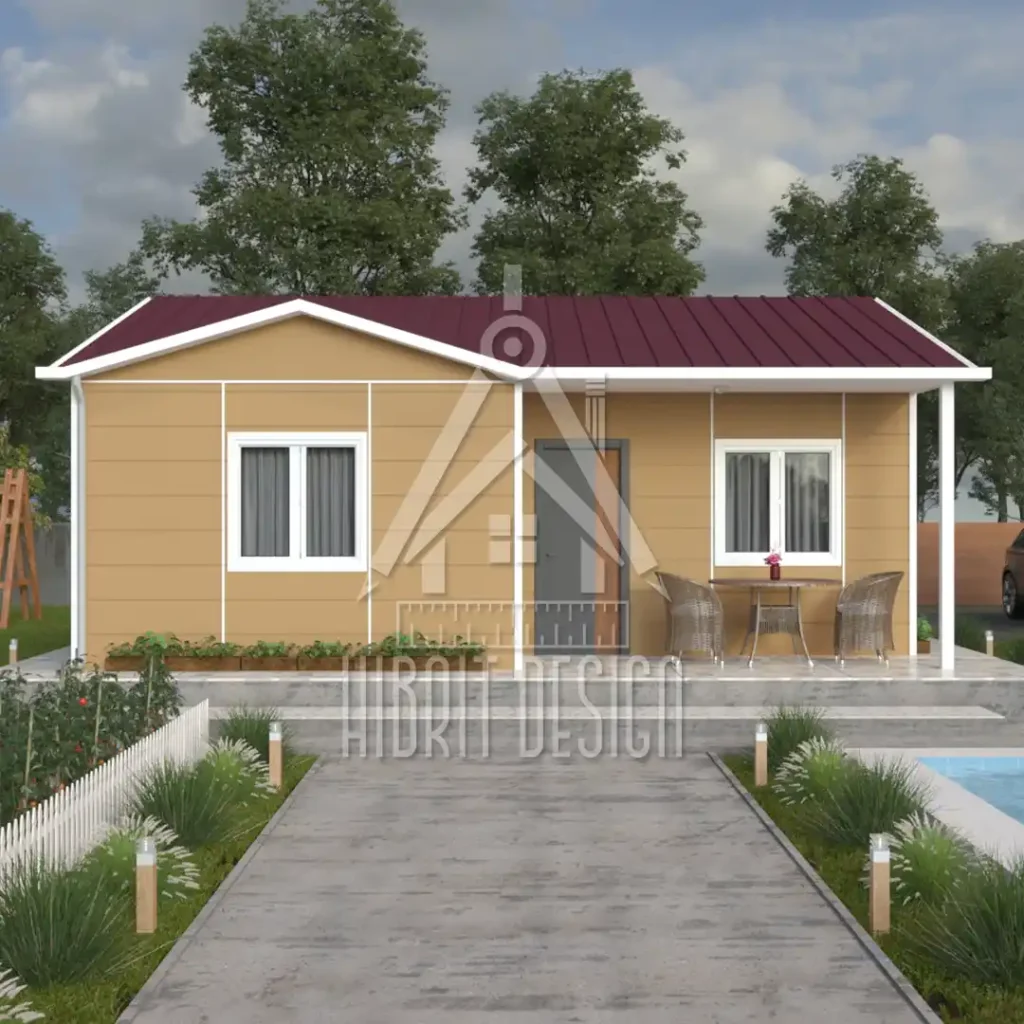 Tek katlı prefabrik ev hd 105